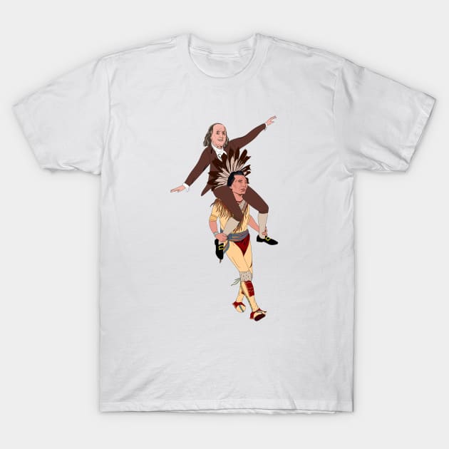 Benjamin Franklin and Iroquois Confederacy T-Shirt by RMZ_NYC